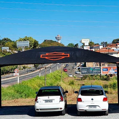 Cobertura toldo estacionamento
