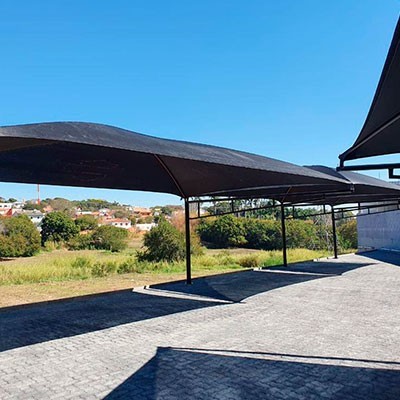 Cobertura toldo estacionamento