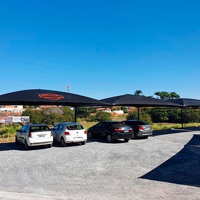 Cobertura toldo estacionamento