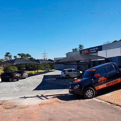 Cobertura toldo estacionamento
