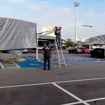 Cobertura de vaga de estacionamento
