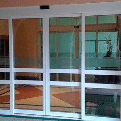Porta aço automatica loja